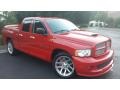 2005 Flame Red Dodge Ram 1500 SRT-10 Quad Cab  photo #2