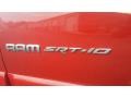 2005 Flame Red Dodge Ram 1500 SRT-10 Quad Cab  photo #7
