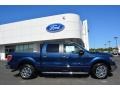 2014 Blue Jeans Ford F150 XLT SuperCrew  photo #2