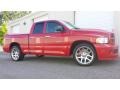 2005 Flame Red Dodge Ram 1500 SRT-10 Quad Cab  photo #32