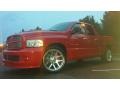 2005 Flame Red Dodge Ram 1500 SRT-10 Quad Cab  photo #35