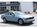 2005 Windveil Blue Metallic Ford Mustang V6 Premium Coupe  photo #2