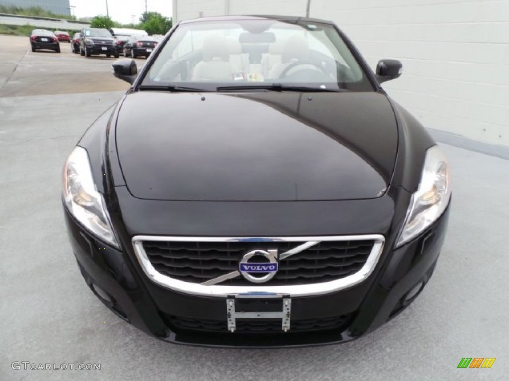 2011 C70 T5 - Black / Soverign Hide Calcite Leather/Off Black photo #2