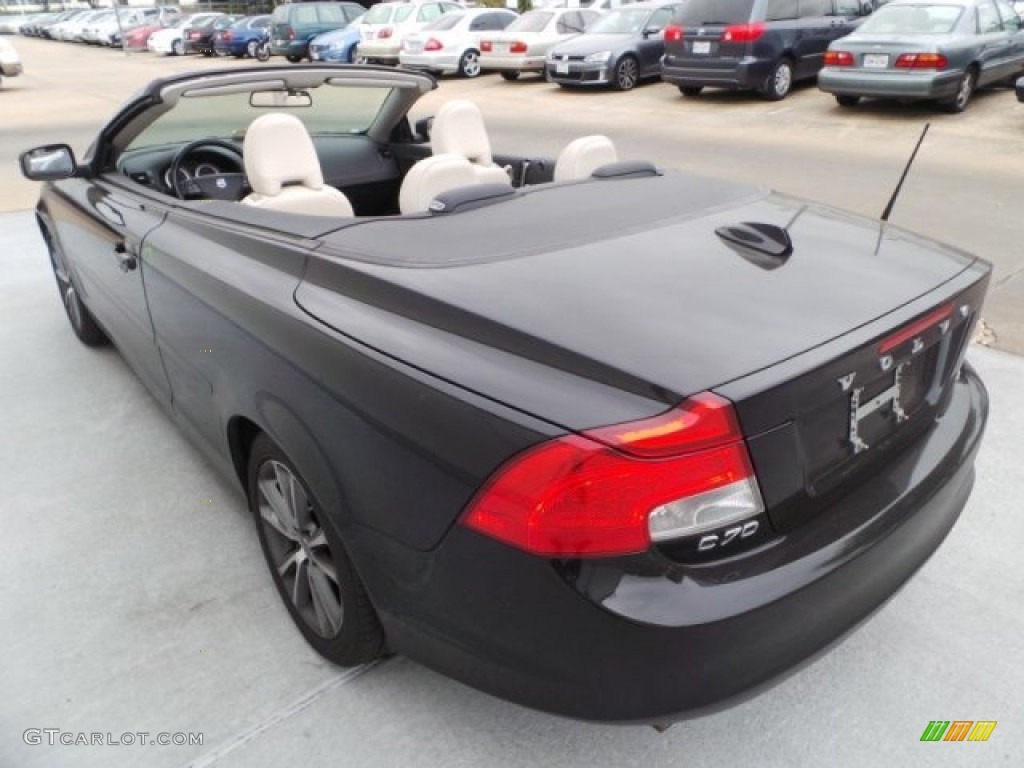 2011 C70 T5 - Black / Soverign Hide Calcite Leather/Off Black photo #4