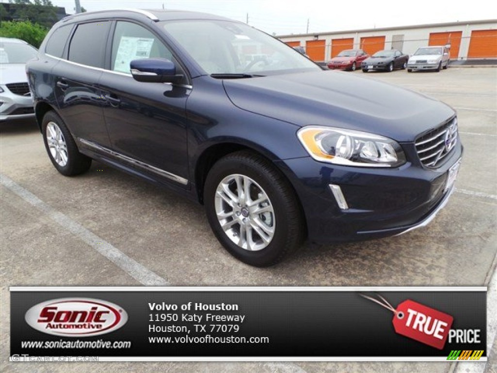 2015 XC60 T5 Drive-E - Caspian Blue Metallic / Soft Beige photo #1