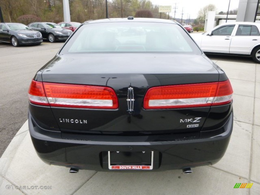 2012 MKZ AWD - Tuxedo Black Metallic / Dark Charcoal photo #4