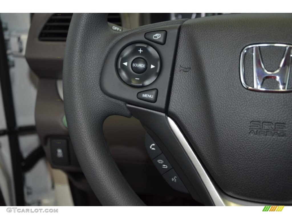 2014 CR-V EX AWD - White Diamond Pearl / Beige photo #17