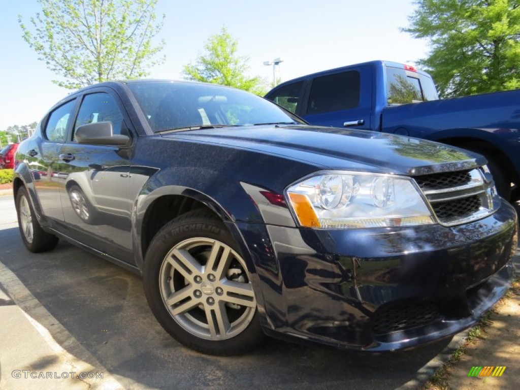 2014 Avenger SE - True Blue Pearl / Black photo #4