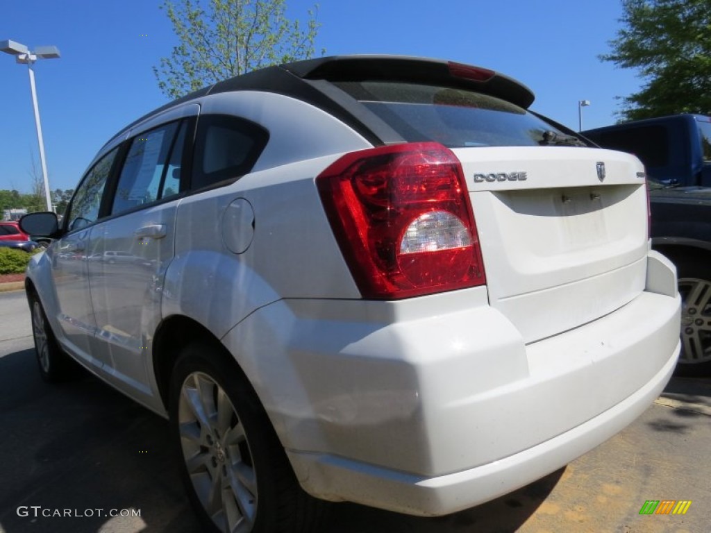 2012 Caliber SXT Plus - Bright White / Dark Slate Gray photo #2