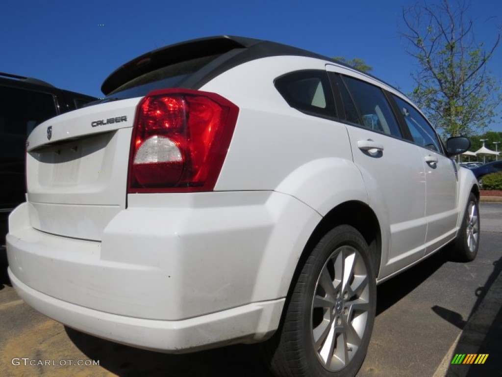 2012 Caliber SXT Plus - Bright White / Dark Slate Gray photo #3