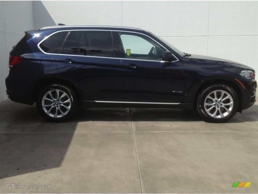 2014 X5 sDrive35i - Imperial Blue Metallic / Canberra Beige photo #2