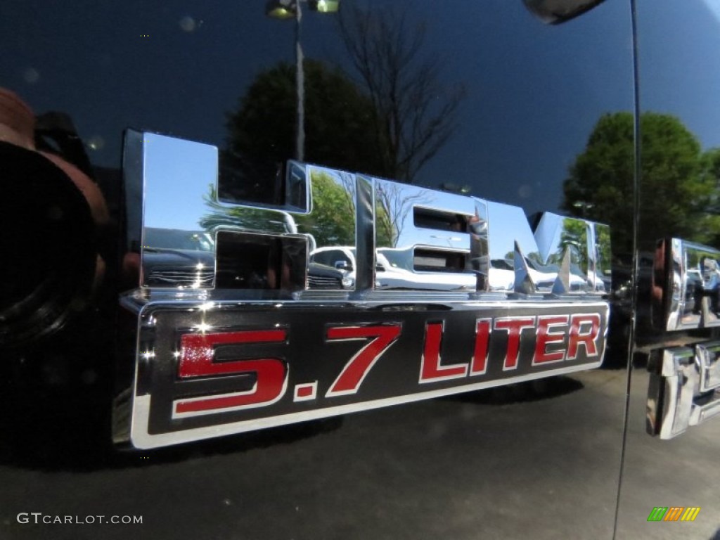 2014 1500 Laramie Crew Cab - Black / Black photo #6