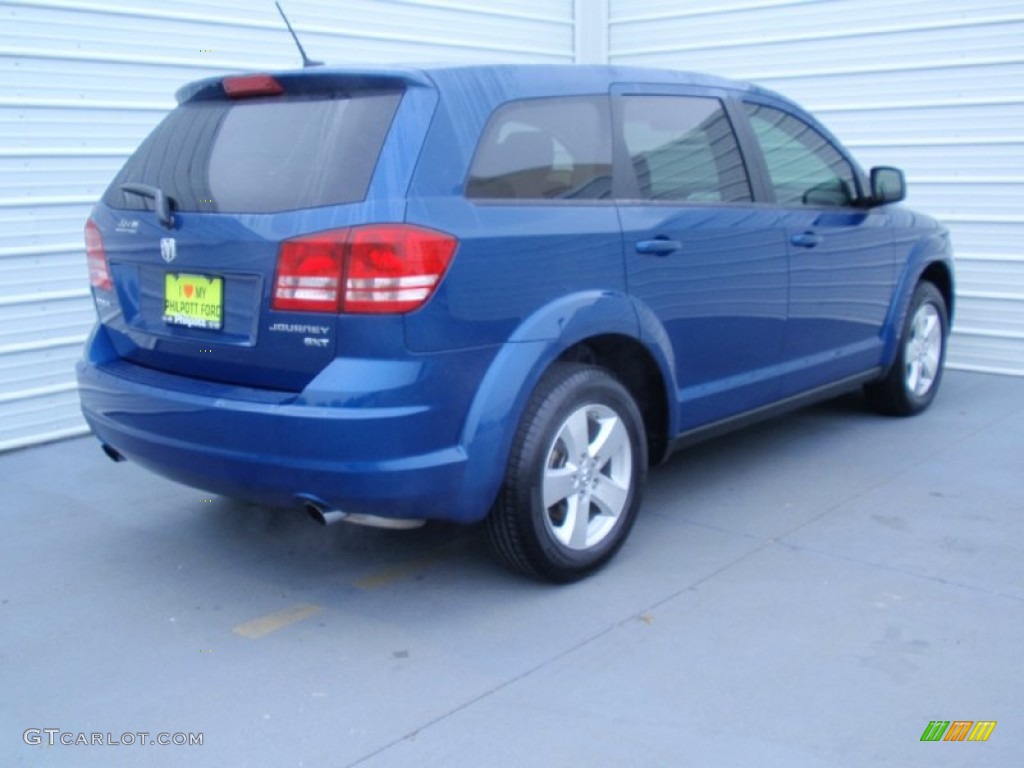 2009 Journey SXT - Surf Blue Pearl / Dark Slate Gray/Light Graystone photo #4