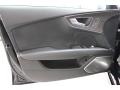 Black Valcona leather with diamond stitching 2013 Audi S7 4.0 TFSI quattro Door Panel