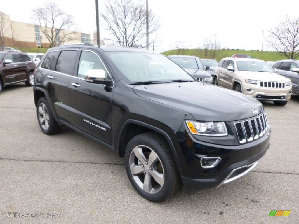 2014 Grand Cherokee Limited 4x4 - Brilliant Black Crystal Pearl / New Zealand Black/Light Frost photo #4