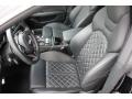 Black Valcona leather with diamond stitching Front Seat Photo for 2013 Audi S7 #92823777