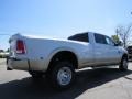 Bright White - 3500 Laramie Longhorn Crew Cab 4x4 Dually Photo No. 3