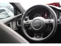 Black Valcona leather with diamond stitching 2013 Audi S7 4.0 TFSI quattro Steering Wheel
