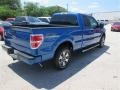 2014 Blue Flame Ford F150 STX SuperCab  photo #7