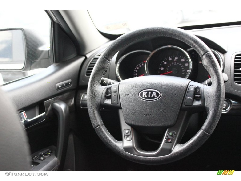 2012 Sorento EX - Titanium Silver / Black photo #34