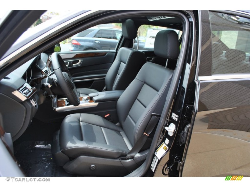 2014 E E250 BlueTEC 4Matic Sedan - Black / Black photo #5