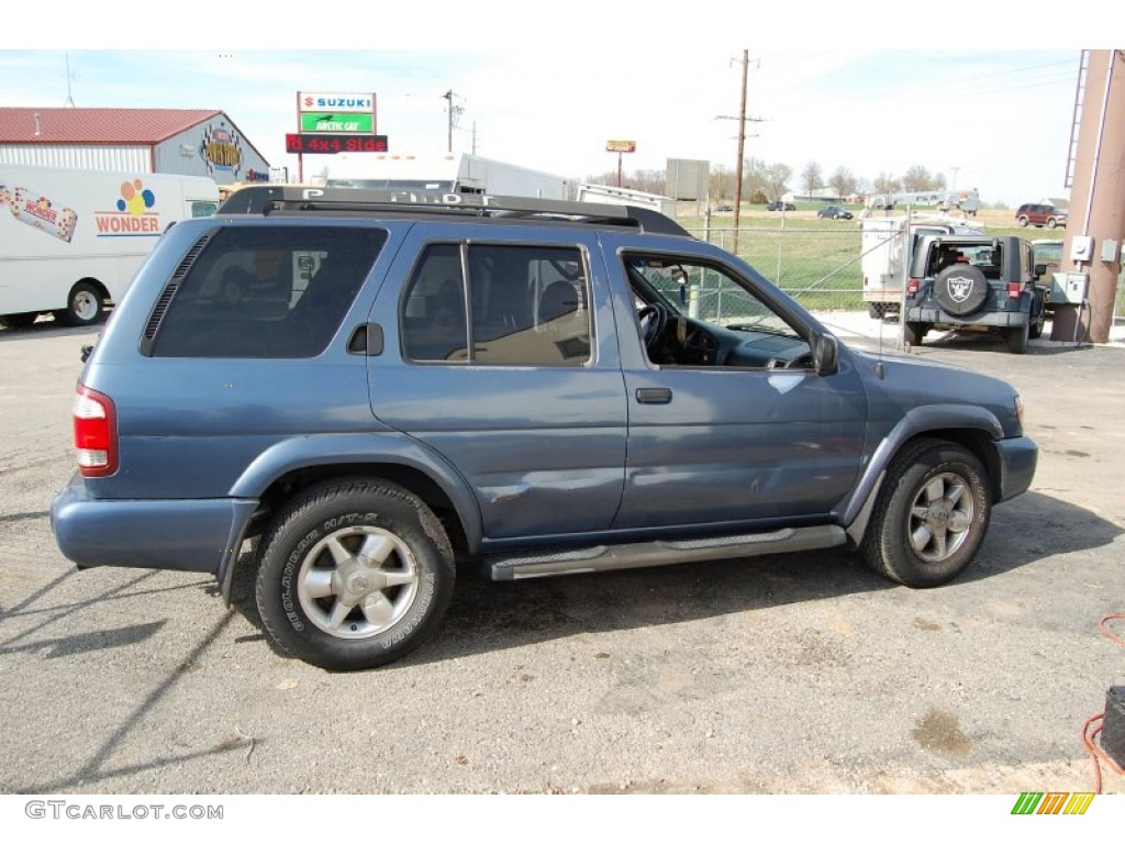 2002 Pathfinder SE - Bayshore Blue Metallic / Charcoal photo #3