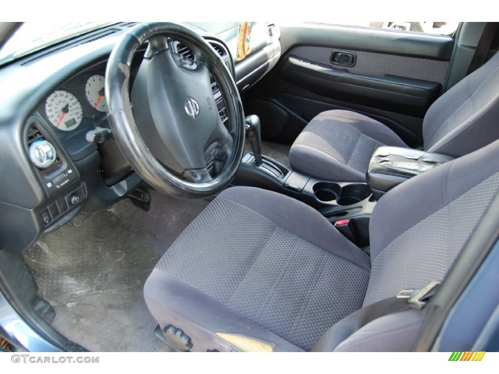 2002 Pathfinder SE - Bayshore Blue Metallic / Charcoal photo #6