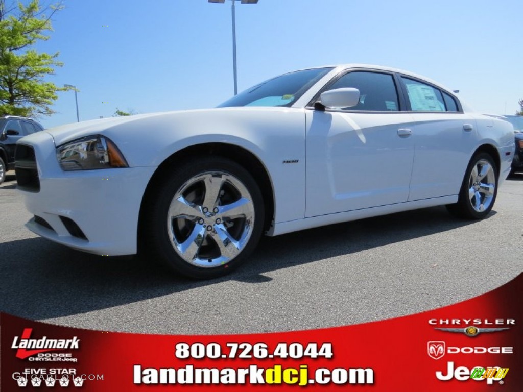 2014 Charger R/T Road & Track - Bright White / Black photo #1