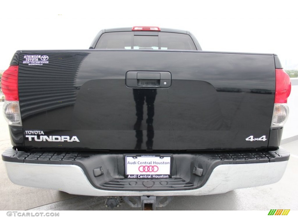 2008 Tundra SR5 Double Cab 4x4 - Black / Beige photo #8