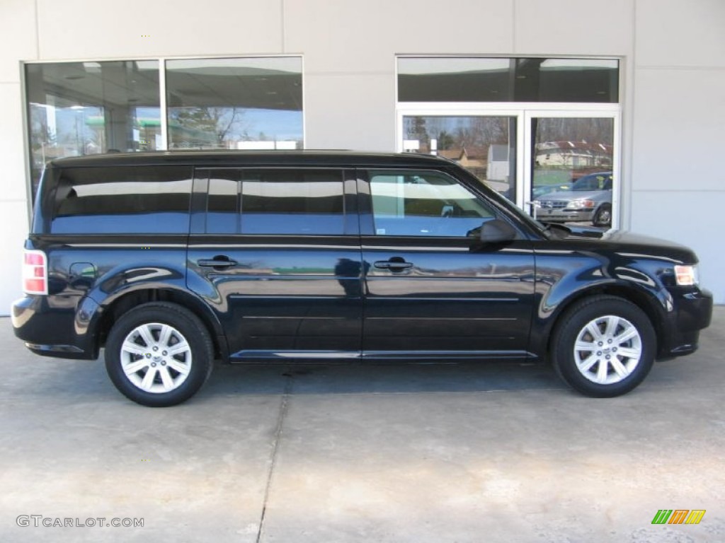 2010 Flex SE - Dark Ink Blue Metallic / Charcoal Black photo #2