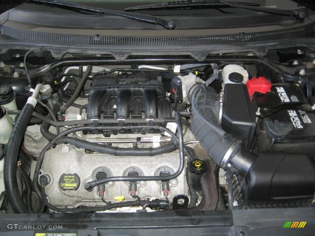 2010 Flex SE - Dark Ink Blue Metallic / Charcoal Black photo #24