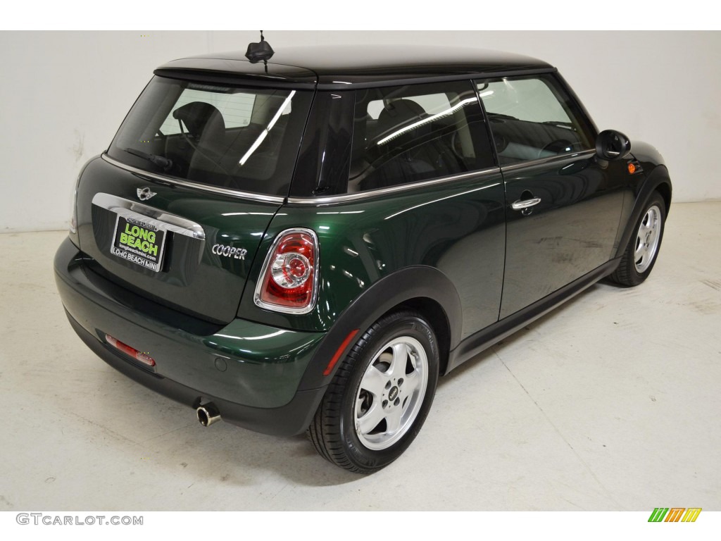2011 Cooper Hardtop - British Racing Green II / Carbon Black photo #5