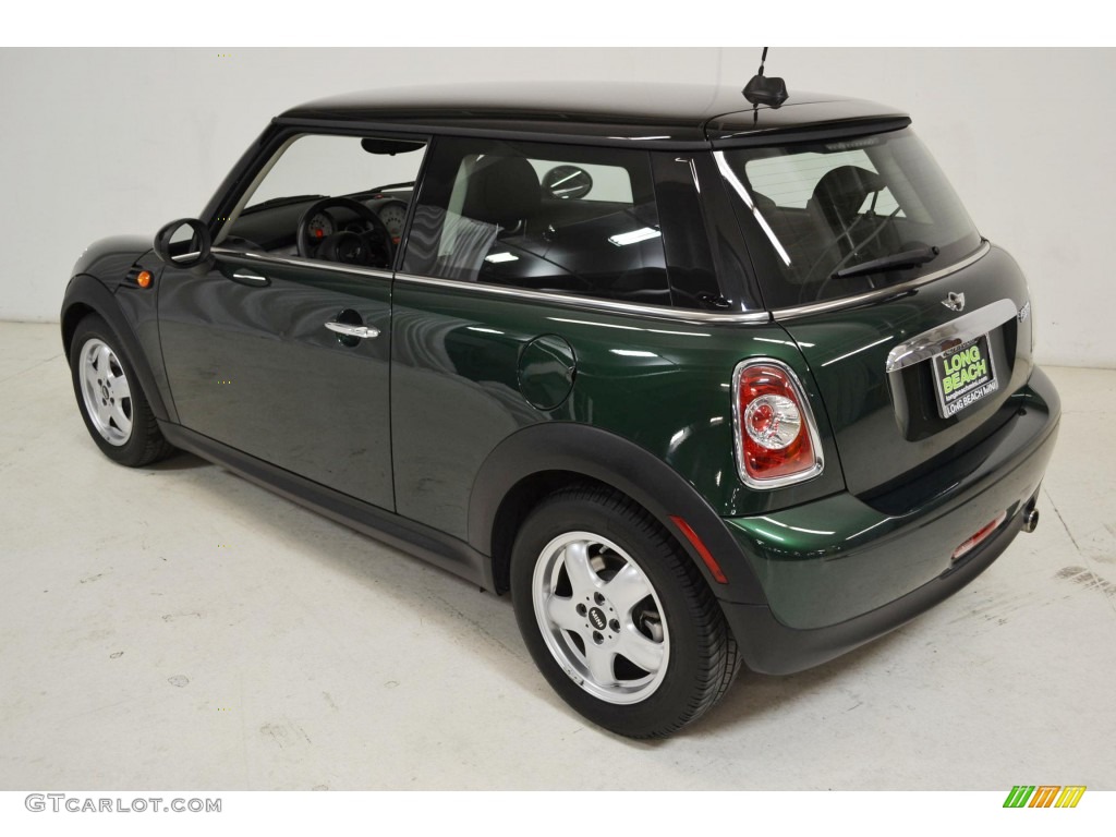 2011 Cooper Hardtop - British Racing Green II / Carbon Black photo #6