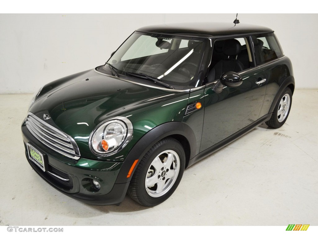 2011 Cooper Hardtop - British Racing Green II / Carbon Black photo #8