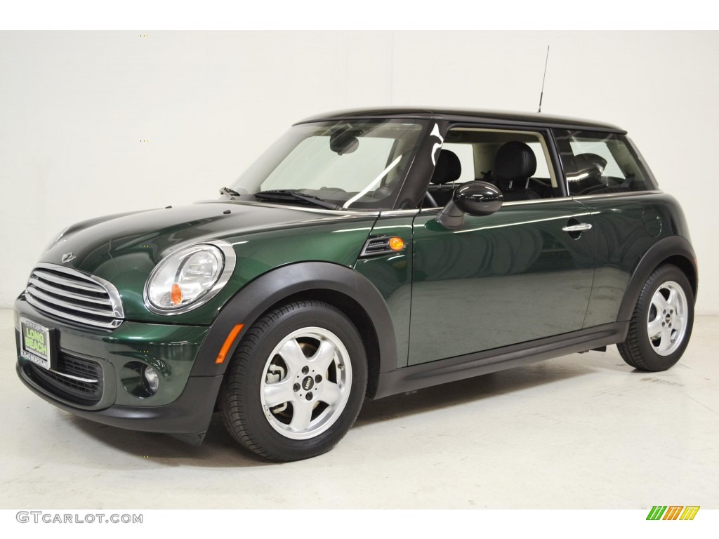 2011 Cooper Hardtop - British Racing Green II / Carbon Black photo #9