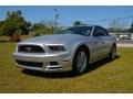 2014 Ingot Silver Ford Mustang V6 Convertible  photo #1