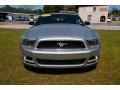 2014 Ingot Silver Ford Mustang V6 Convertible  photo #2