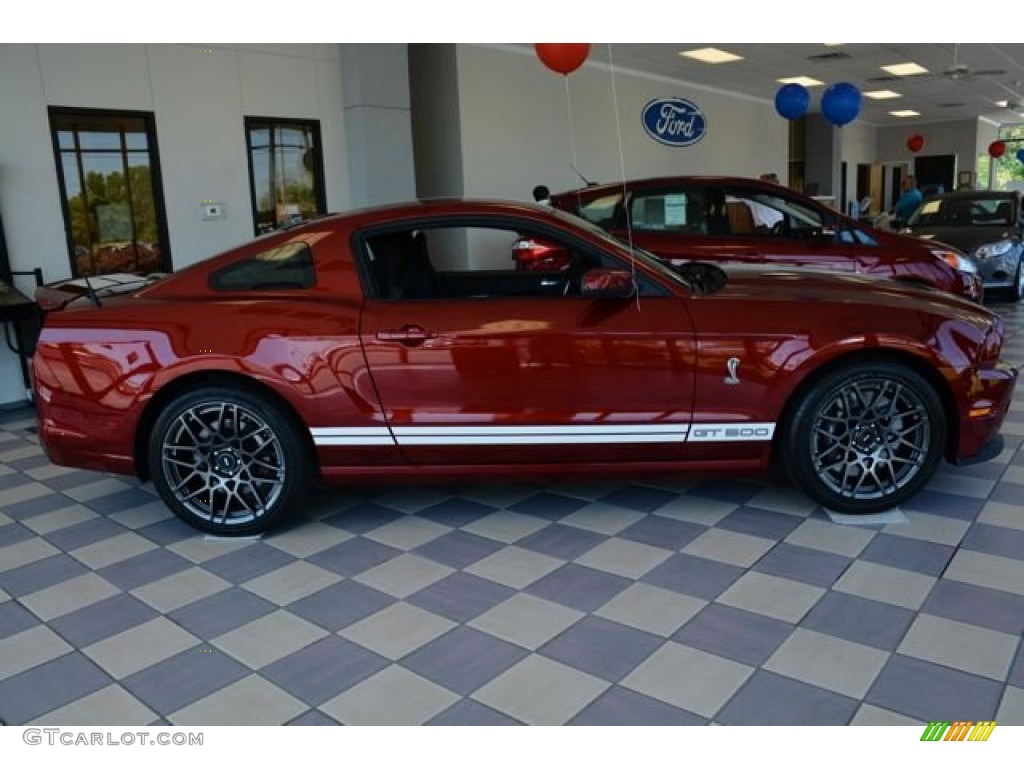 Ruby Red 2014 Ford Mustang Shelby GT500 SVT Performance Package Coupe Exterior Photo #92841452