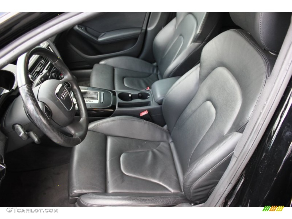 Black Interior 2011 Audi A4 2.0T Sedan Photo #92842814
