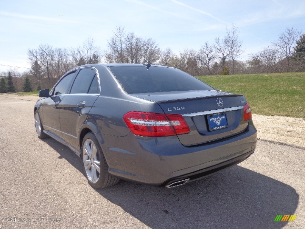 2012 E 350 4Matic Sedan - Steel Grey Metallic / Ash/Black photo #5