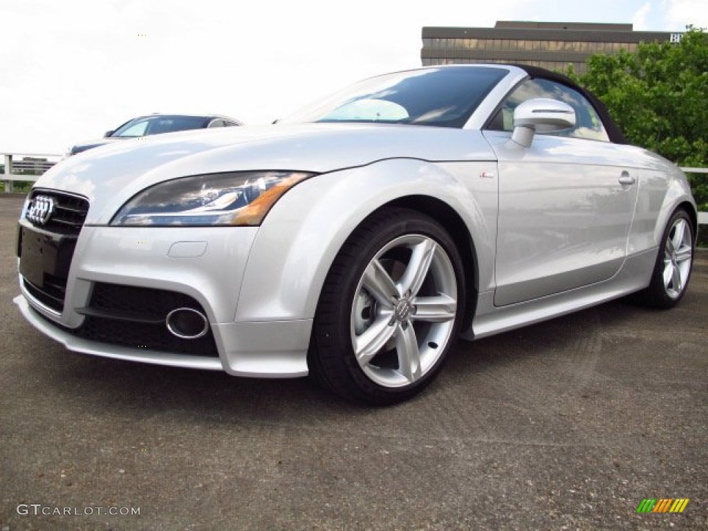 Ice Silver Metallic 2015 Audi TT 2.0T quattro Roadster Exterior Photo #92843747