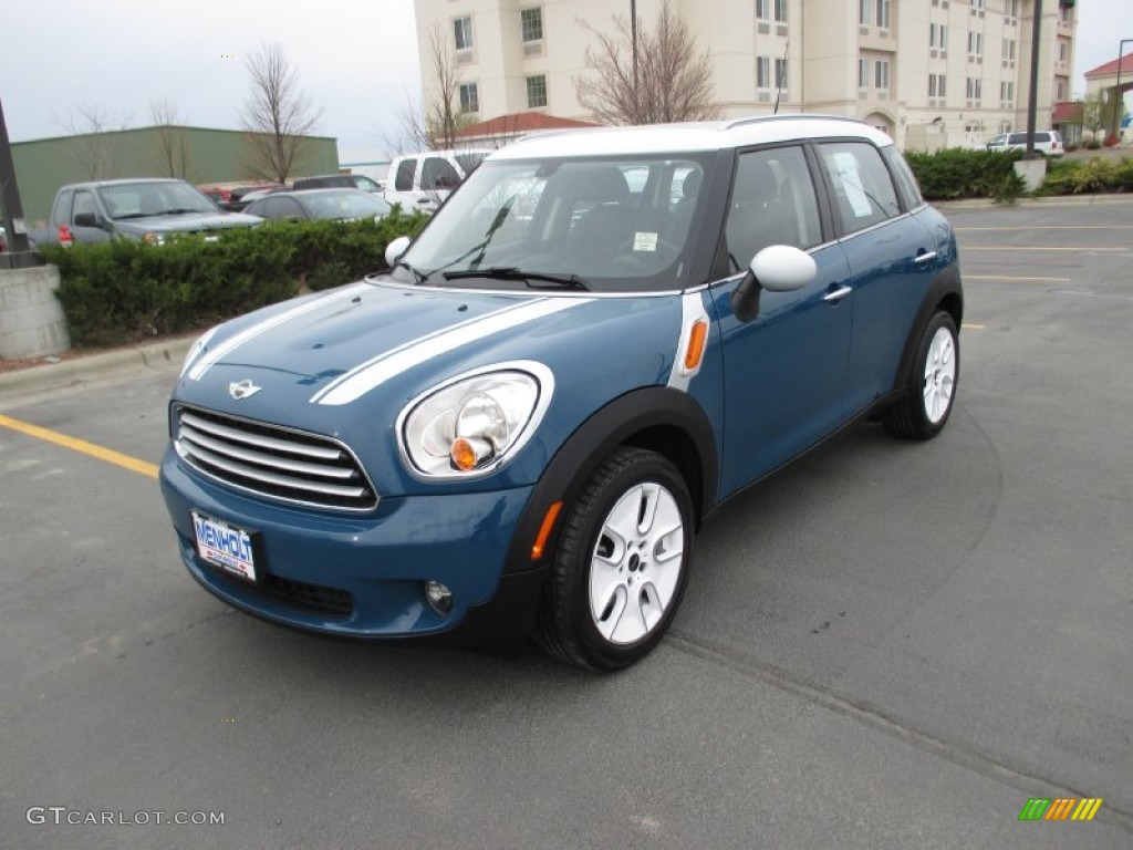 2011 Cooper Countryman - Surf Blue / Carbon Black photo #2