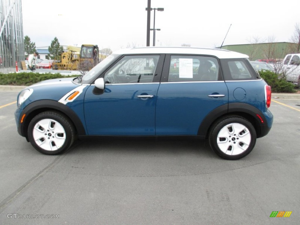 2011 Cooper Countryman - Surf Blue / Carbon Black photo #3
