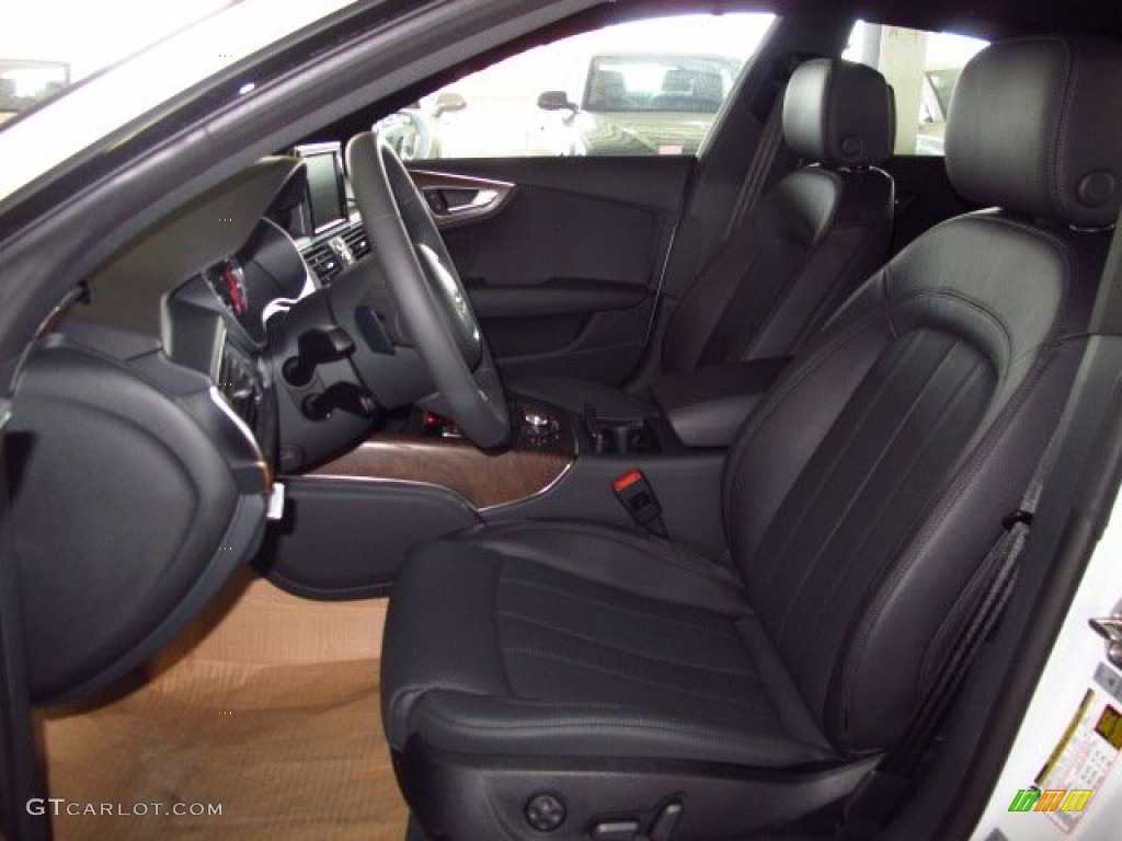 Black Interior 2014 Audi A7 3.0 TDI quattro Prestige Photo #92845820