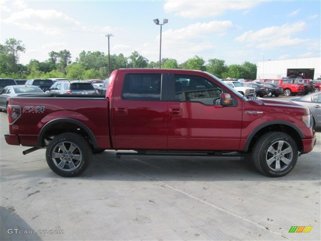 2014 F150 FX4 SuperCrew 4x4 - Ruby Red / Black photo #9