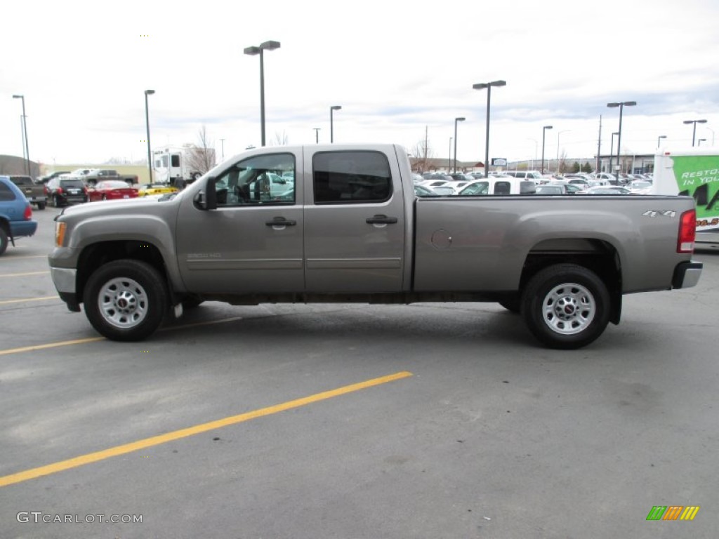 Steel Gray Metallic 2013 GMC Sierra 3500HD SLE Crew Cab 4x4 Exterior Photo #92846329