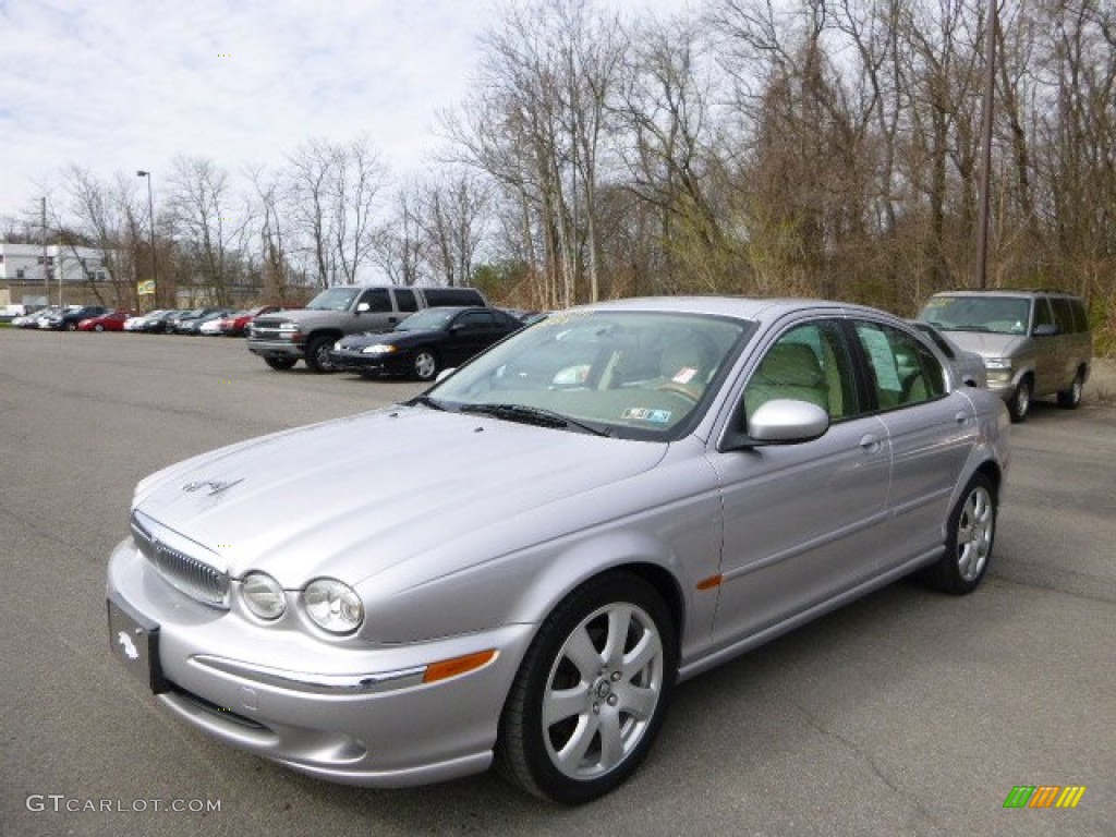 2005 X-Type 3.0 - Platinum Metallic / Ivory photo #1