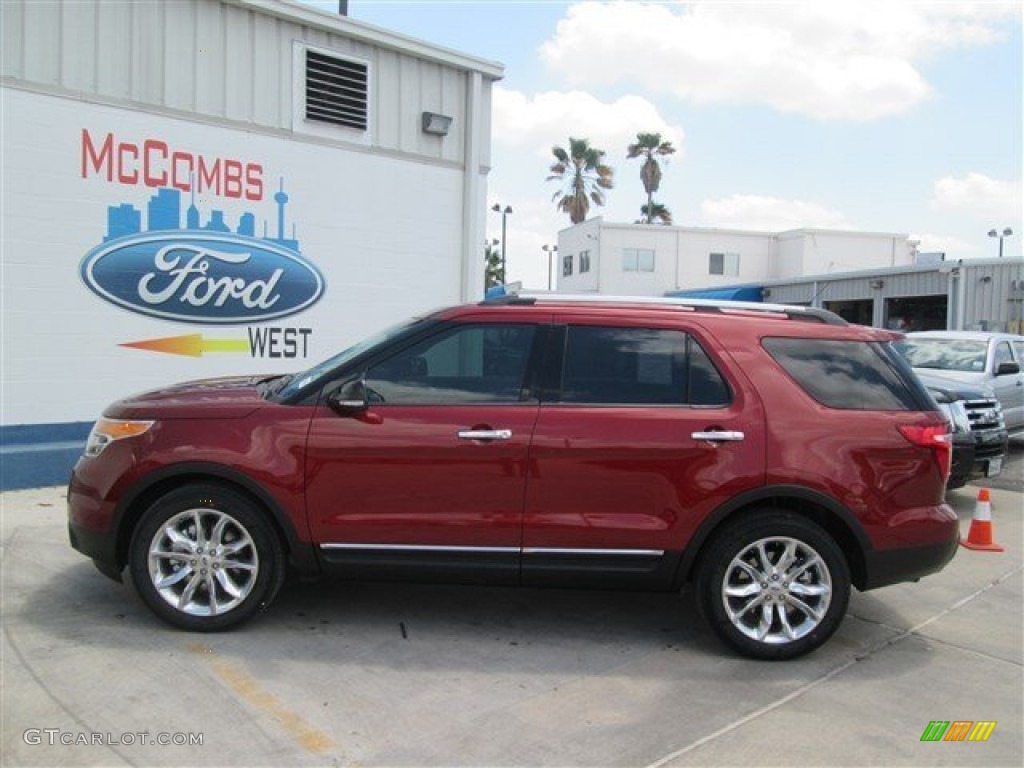 2014 Explorer XLT - Sunset / Charcoal Black photo #1