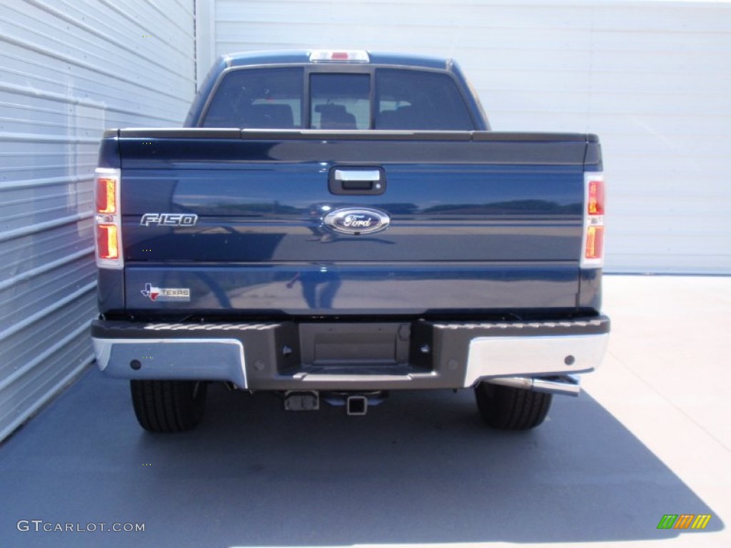 2014 F150 XLT SuperCrew 4x4 - Blue Jeans / Steel Grey photo #5