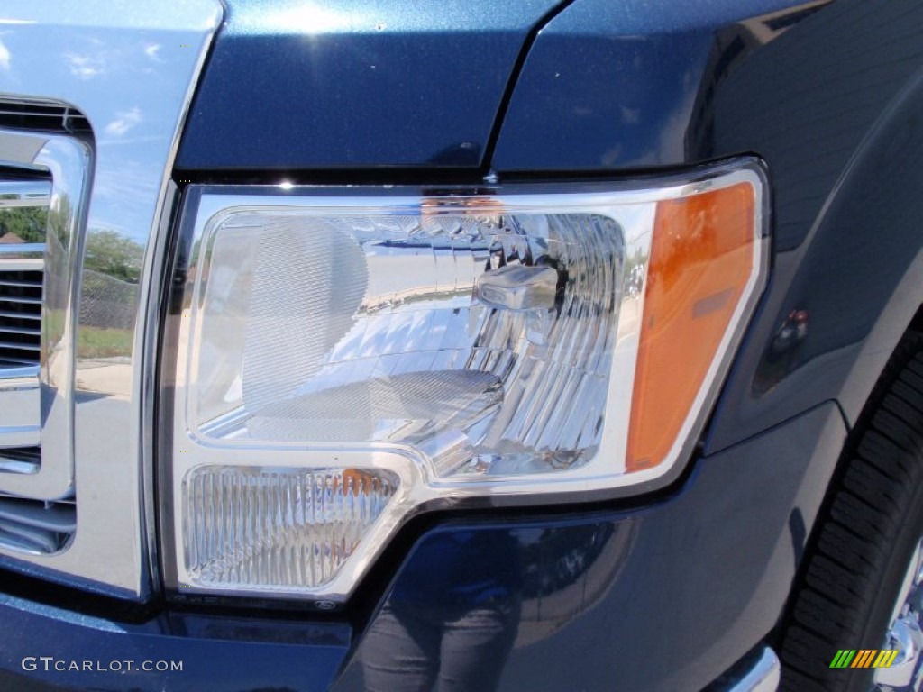 2014 F150 XLT SuperCrew 4x4 - Blue Jeans / Steel Grey photo #9